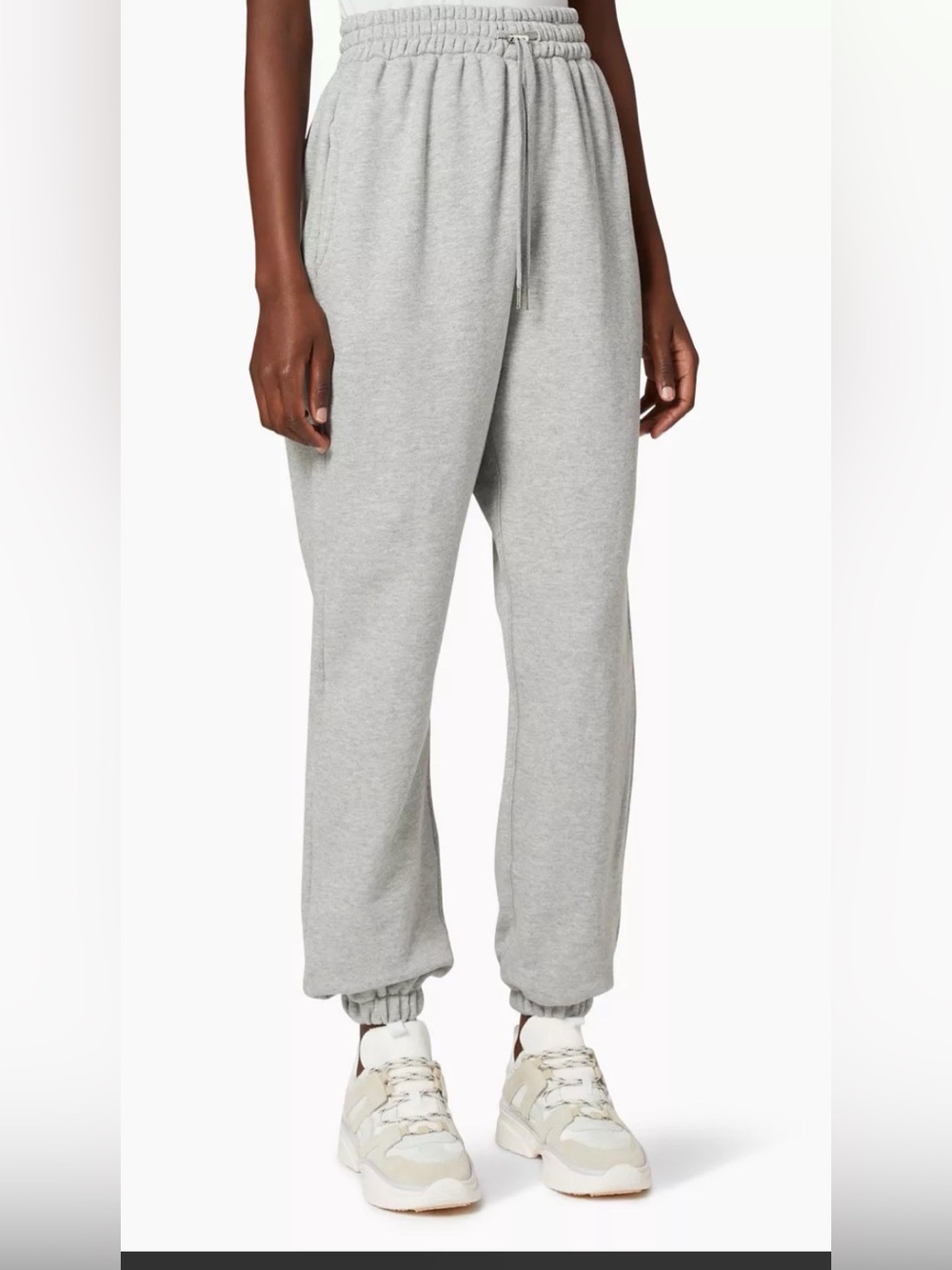 The Frankie Shop Light Grey Drawstring Joggers